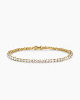 Tennis Bracelet in 18K Yellow Gold with Diamonds, 3mm